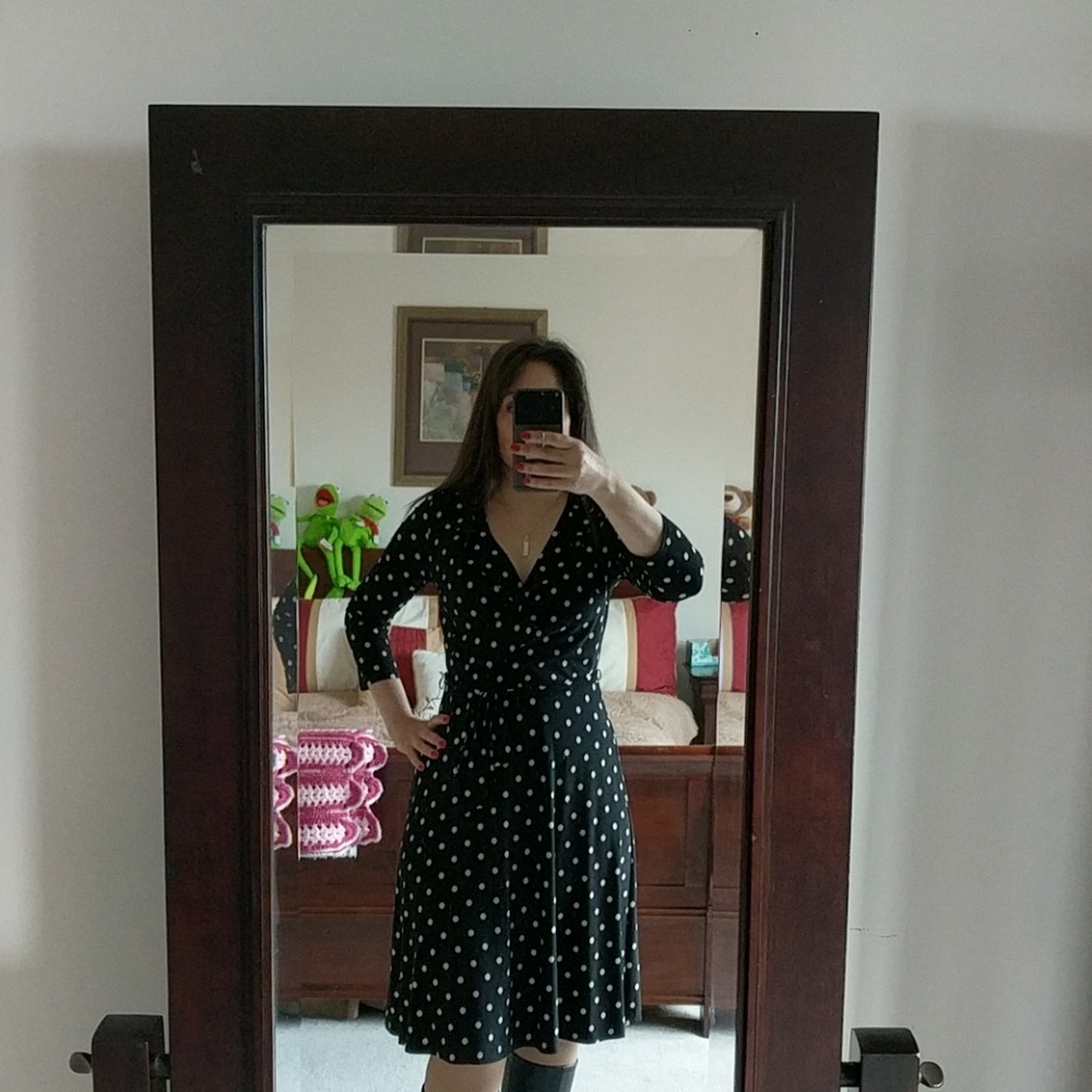 Tommy Hilfiger polka dot dress size 10 nwt
